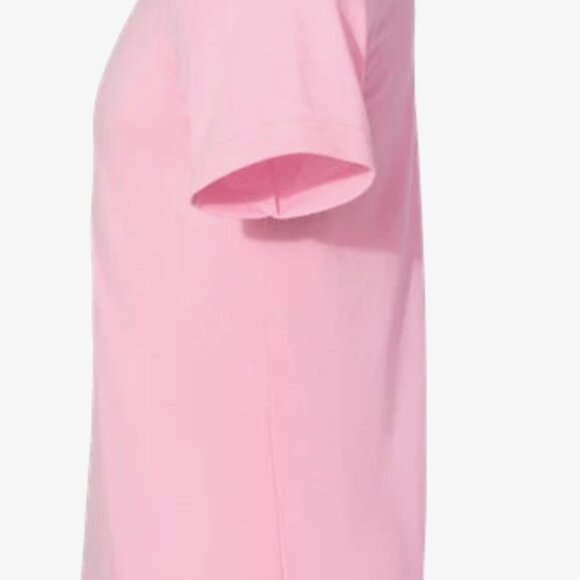 Bella + Canvas T-Shirt in BUBBLE GUM Featuring Glitter transfer - Picture 4 of 5